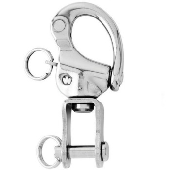 3-3/4" STAINLESS ROPE SNAP SHACKLE 316 SS