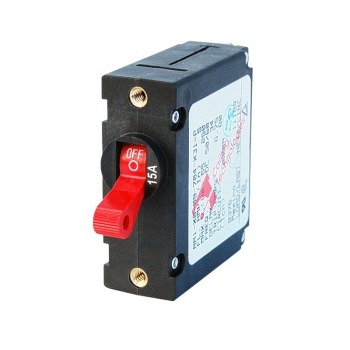 Blue Sea Red A-Series Toggle Circuit Breaker