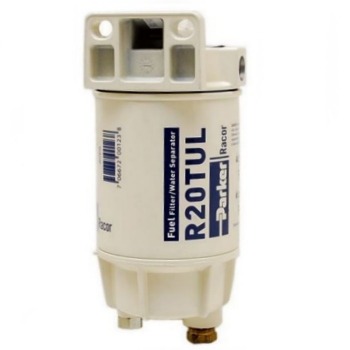 Racor Diesel Spin-On Fuel Filter/Water Separator-30GPH,2 Micron 230R2