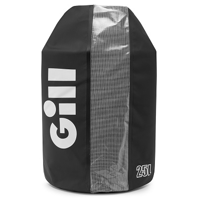 Gill 25L Voyager Dry Cylinder Bag - Black