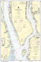 NOAA 12335 Paper Nautical Chart - Hudson and East Rivers Governors Island to 67th Street