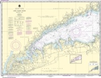 NOAA 12363 Paper Nautical Chart - Long Island Sound Western Part