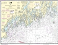NOAA 13288 Paper Nautical Chart - Monhegan Island to Cape Elizabeth