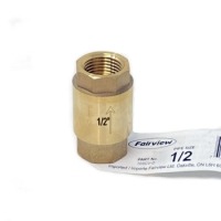 Fairview 103CV-D Brass 1/2" Low Pressure Check Valve
