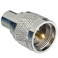 Glomex RA352 FME Male to PL259 Male Adaptor Connector for Glomeasy Coax